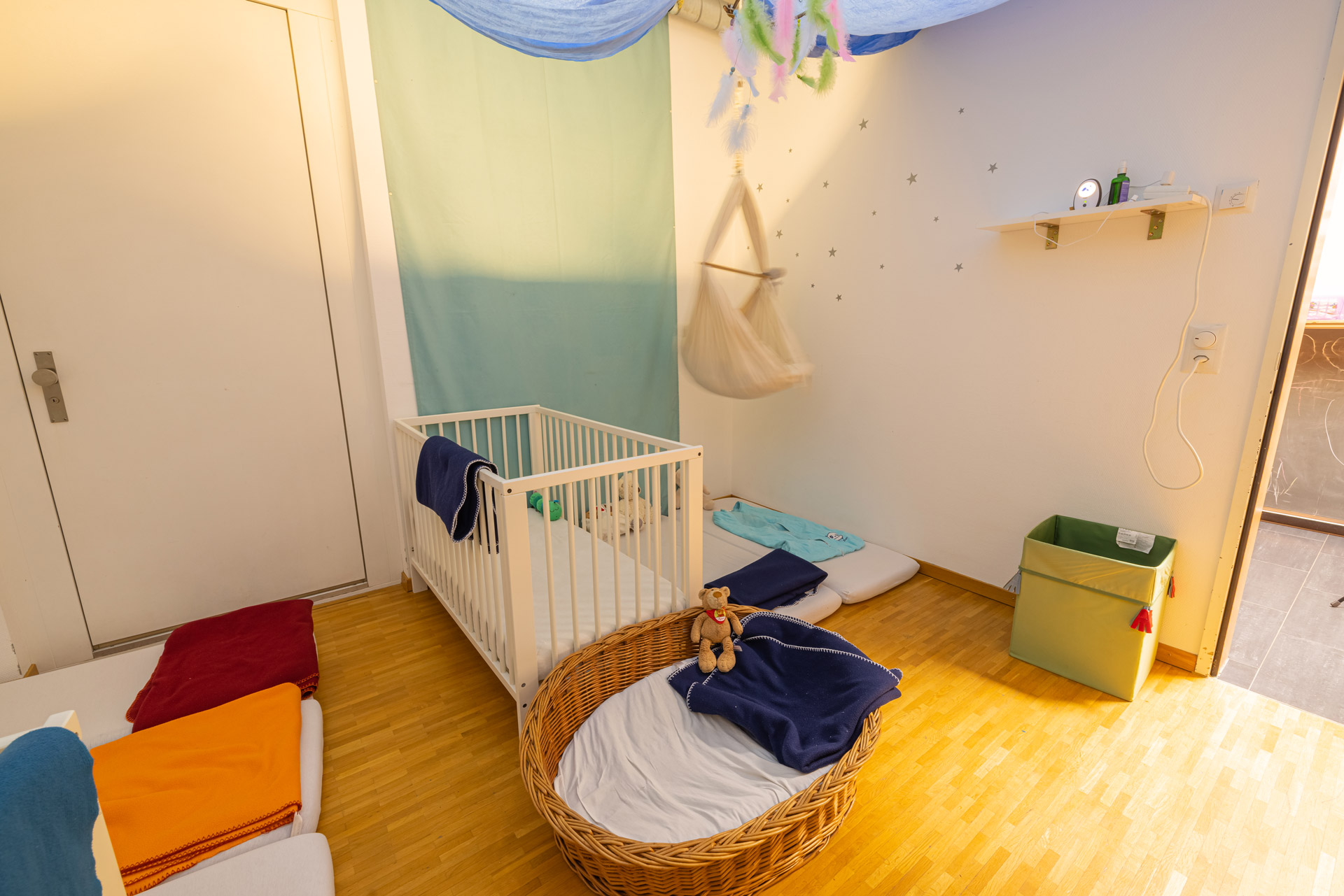 Kita kidsco Stein Schlafplätze der Kita Stein