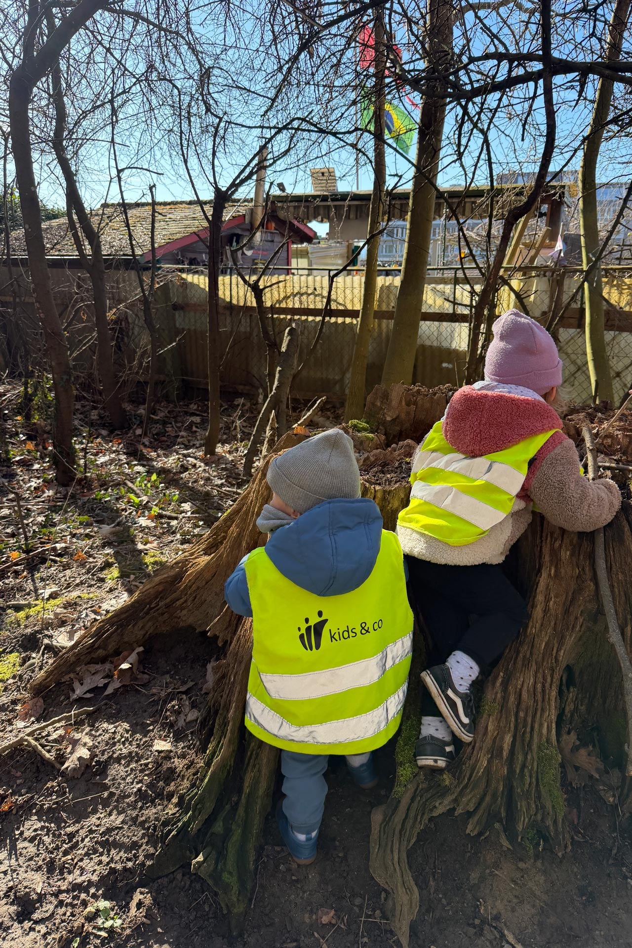 Kita kidsco Wankdorf Klettern in der Natur
