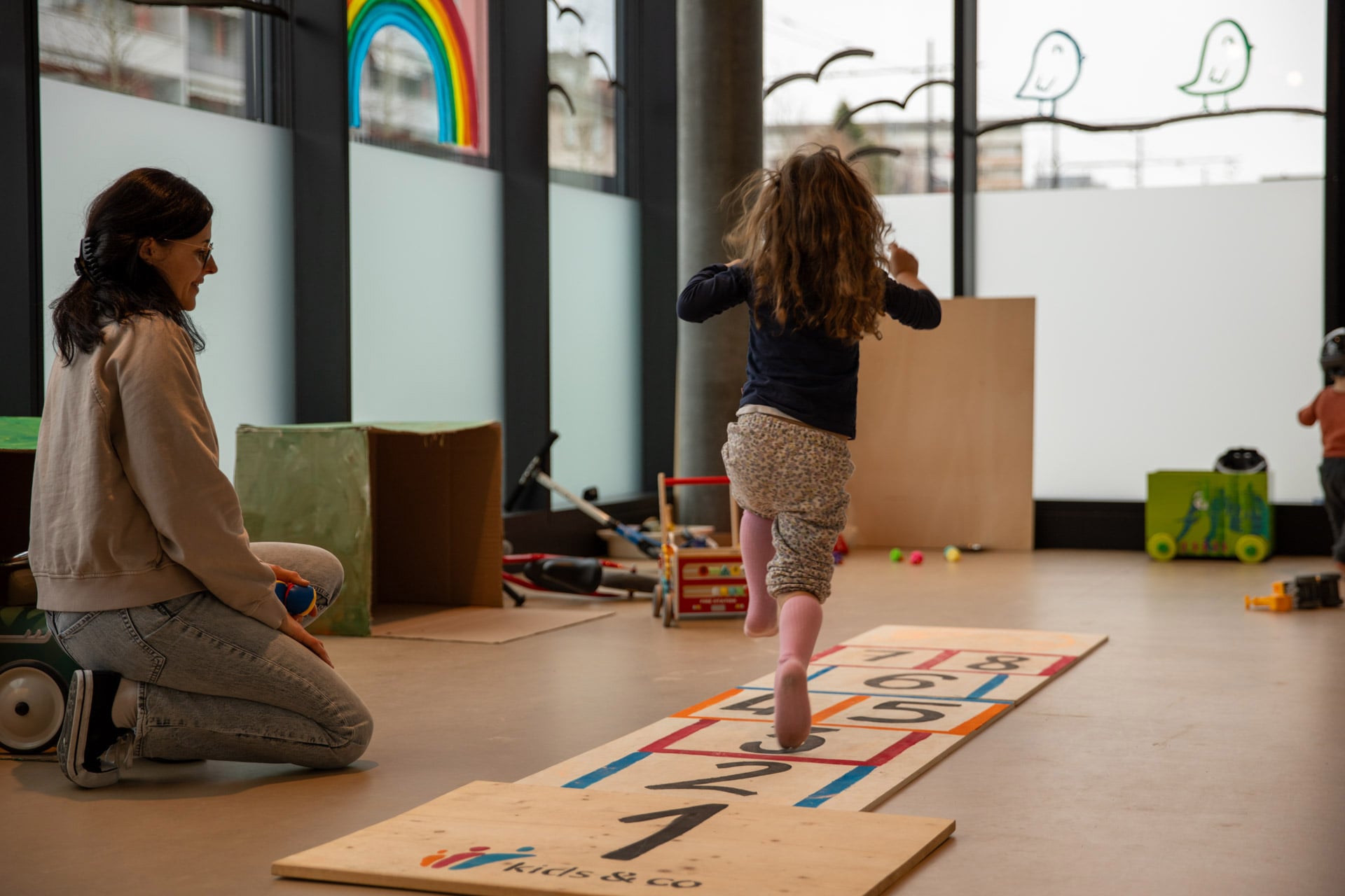 crèches kidsco Renens parkour